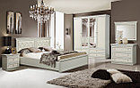 Комплект мебели для спальни Эльмира (белый/белая кожа патина), фото 2