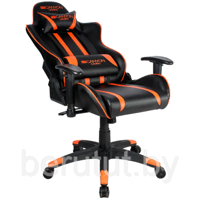 Кресло для геймеров Canyon Fobos CND-SGCH3 черно-оранжевое - фото 6 - id-p225567745
