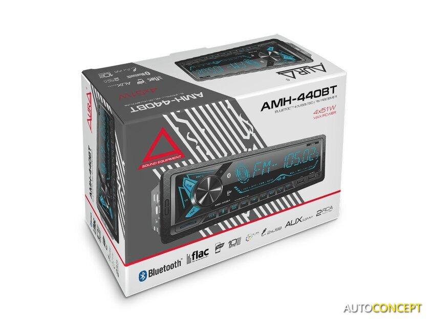 USB-магнитола Aura AMH-440BT - фото 2 - id-p222818690