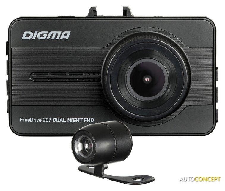 Видеорегистратор Digma FreeDrive 207 Dual Night FHD - фото 1 - id-p213197763