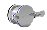 Медогонка "Стрекоза" 4-х рамочная оборотная с электроприводом и цифровым блоком управ на ножках (клапан нерж.), фото 3