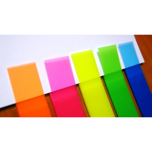 Закладки клейкие Workmate пластиковые, 12х45 мм, 5 неоновых цветов по 20 листов, арт. 003007500 - фото 2 - id-p225567819