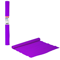 Бумага гофрированная/креповая, 32 г/м2, 50×250 см, фиолетовая, в рулоне, BRAUBERG, 126533