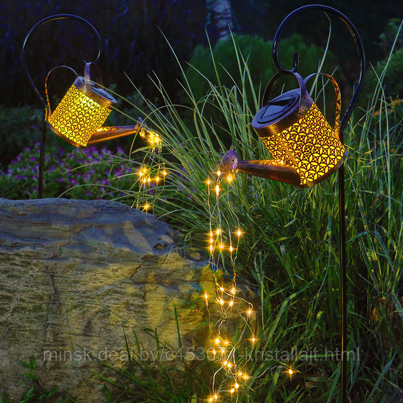Cветодиодный садовый светильник "Лейка", с солнечной батареей - фото 1 - id-p225569544