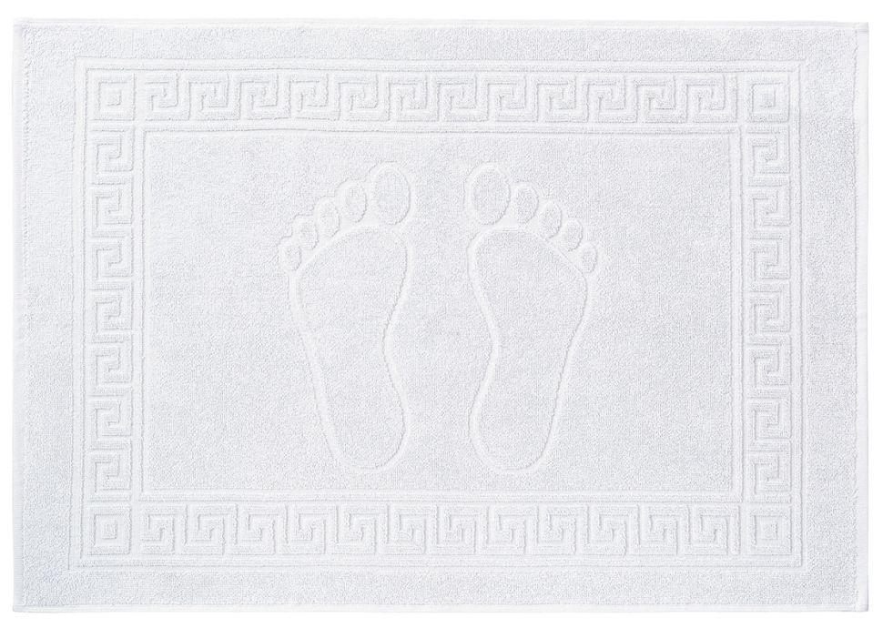 Полотенце махровое для ног  50х70 см Белый
