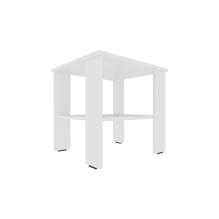 Стол журнальный, 500×450×473 мм, цвет белый шагрень - фото 3 - id-p225569822