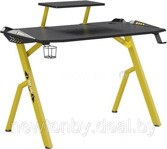 Геймерский стол Skyland Skill CTG-001 (желтый) - фото 1 - id-p225573986