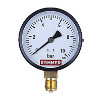 Манометр радиальное подключение ROMMER 50мм (0-1 MPa) G1/4 (RIM-0010-501008)