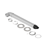 Комплект дымохода универсальный для конденсационных котлов KRATS (CK-LNT) 60/100