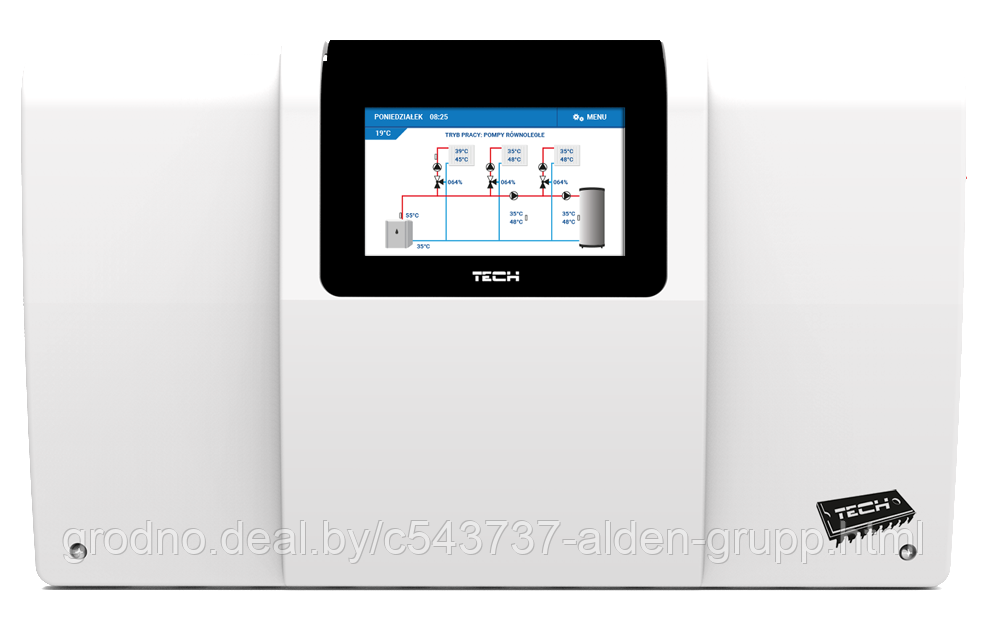 Контроллер для управления котельным оборудованием TECH i-3 PLUS - фото 1 - id-p225577498