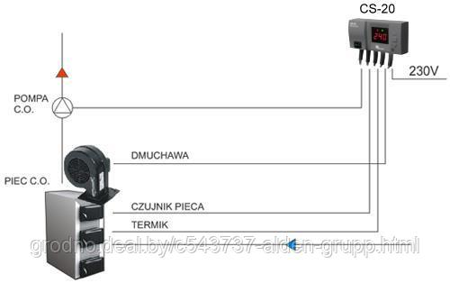 Контроллер для твердотопливного котла KG Elektronik CS-20 - фото 3 - id-p225577528