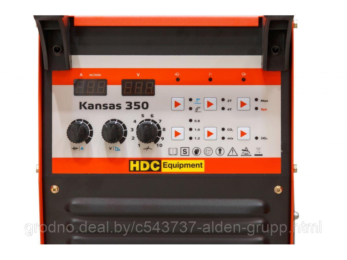 Полуавтомат сварочный HDC Kansas 350 (380В, MIG/FLUX/MMA, евроразъем, синергетич. режим) (HD-KNS350-E3) - фото 7 - id-p225582689