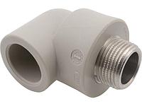 Колено ПП комб. нар. 25x1/2" сер. FV Plast (AA216025012)