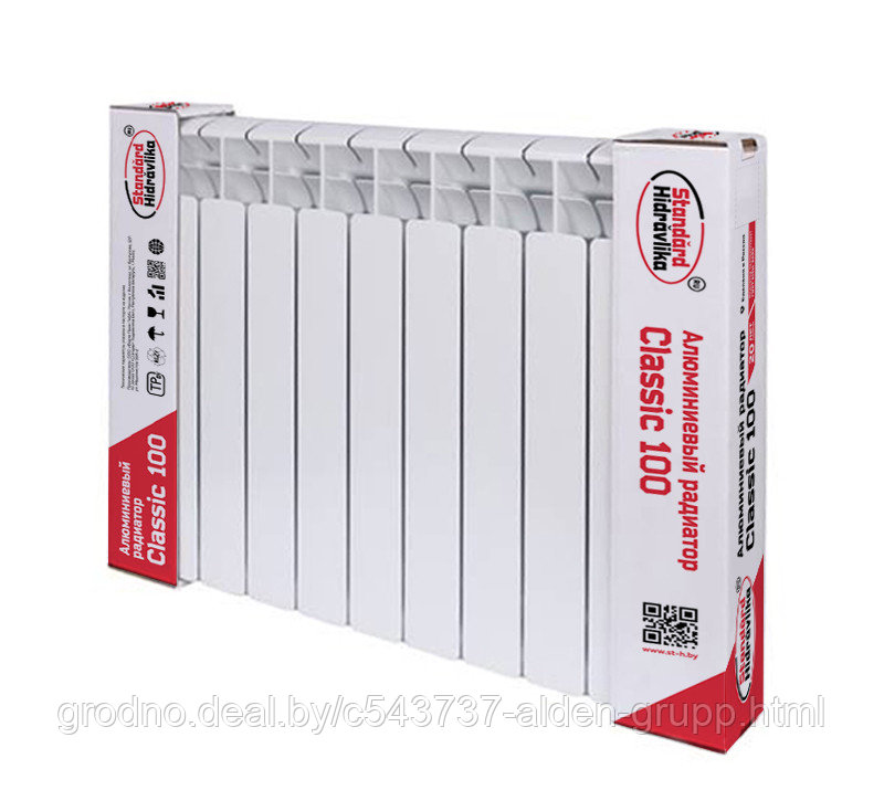 Алюминиевый радиатор Standard Hidravlika Classic 100 - фото 2 - id-p225574800