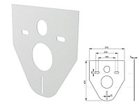 Звукоизоляционная плита для подвесного унитаза и для биде, Alcaplast (M91-BL-01)