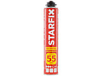 Пена монтажная профессиональная всесезонная STARFIX Gunfoam (730мл) (Выход пены до 55 литров) (SM-88276-1)