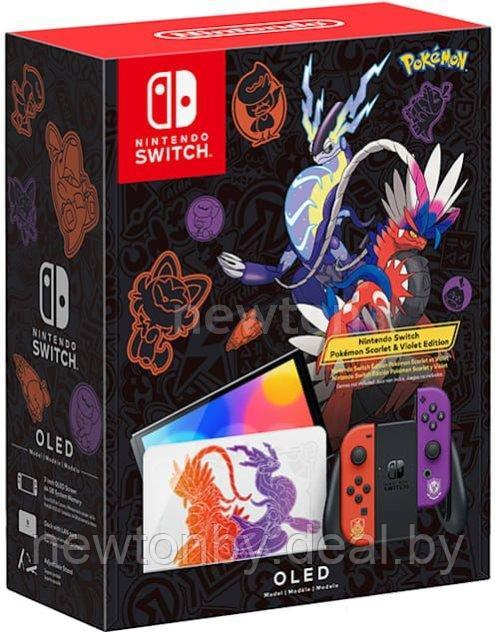 Игровая приставка Nintendo Switch OLED Pokеmon Scarlet and Violet Edition - фото 1 - id-p225597571