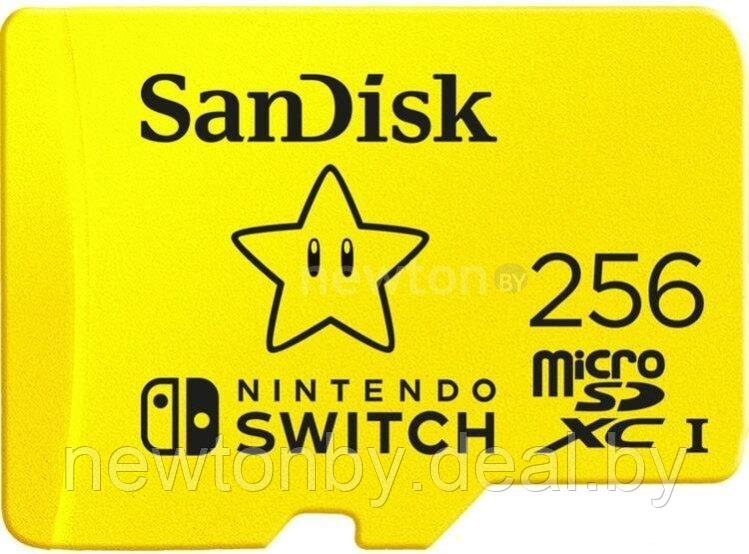 Карта памяти SanDisk For Nintendo Switch microSDXC SDSQXAO-256G-GN3ZN 256GB - фото 1 - id-p225597885