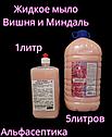 ВИШНЯ и МИНДАЛЬ (канистра 5 литров) жидкое мыло для гигиенической обработки рук и кожных покровов, фото 2