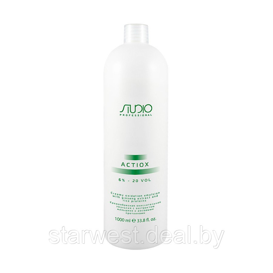 Kapous Professional STUDIO Actiox 20 VOL. (6%) 1000 мл Крем-оксидант / окислительная эмульсия - фото 2 - id-p225597992