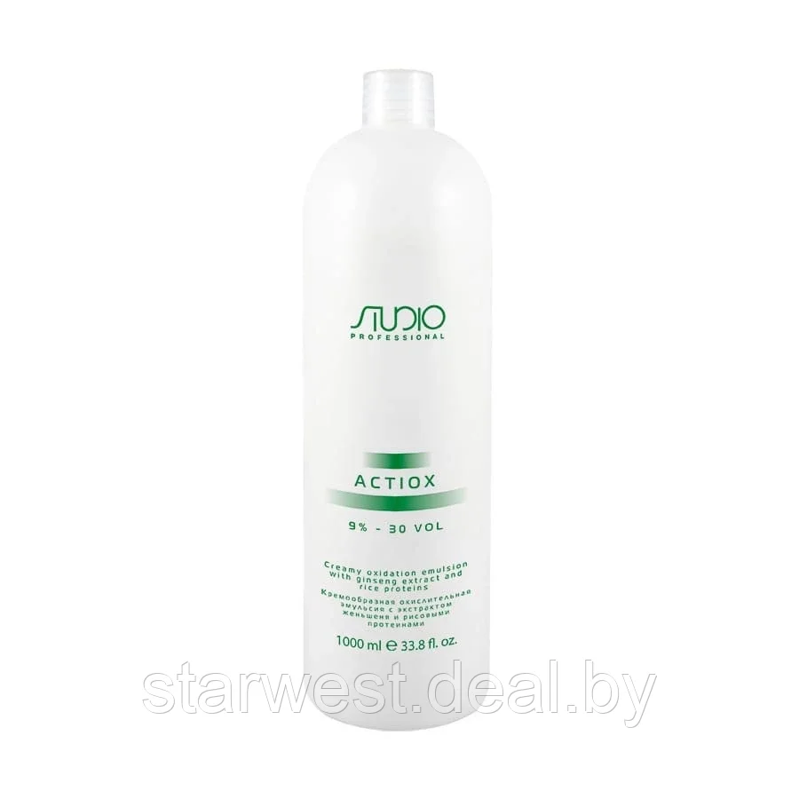 Kapous Professional STUDIO Actiox 30 VOL. (9%) 1000 мл Крем-оксидант / окислительная эмульсия - фото 2 - id-p225597996