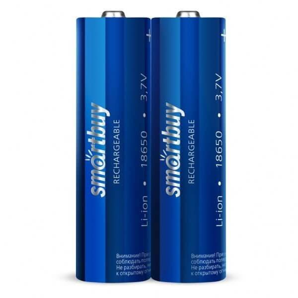 Аккумулятор Smartbuy LI18650-2000 mAh (50/400) (SBBR-18650-2S2000) (цена за 1шт) - фото 1 - id-p225598066