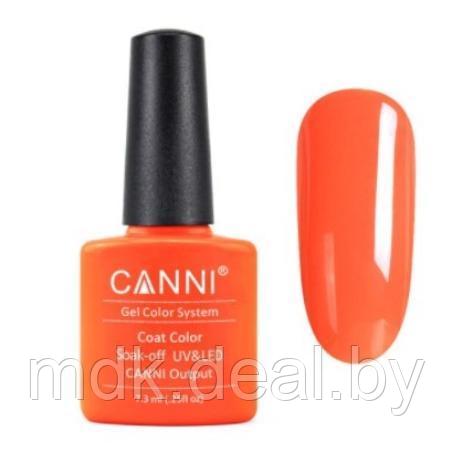Гель-лак (шеллак) Canni №142 Fluorescent Orange 7.3ml