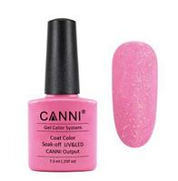 Гель-лак (шеллак) Canni №205 Glitter Pink 7.3ml