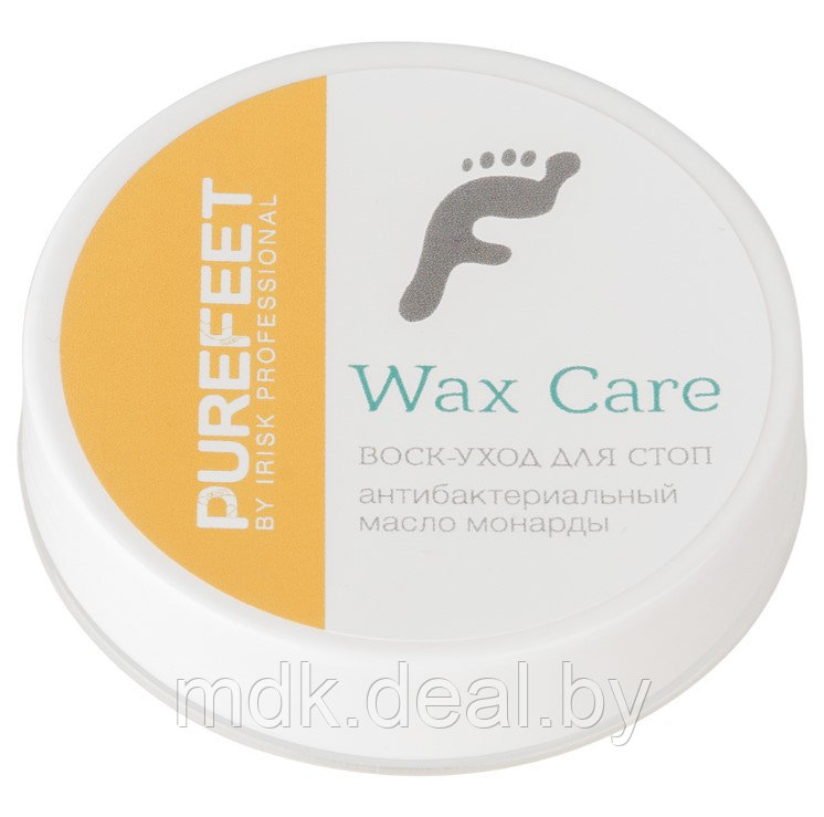 Воск-уход за стопами Irisk PureFeet Wax Care (антибактериальный с эфирным маслом монарды), 15гр - фото 1 - id-p207981814