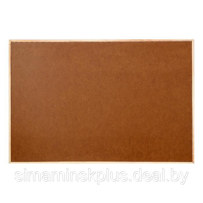 Доска магнитно-маркерная 100х150 см, Calligrata, в деревянной рамке (морилка тёмная) - фото 3 - id-p225598451