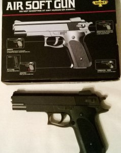 Пистолет игрушечный пневматический металлический Air Soft Gun К-33, Минск - фото 3 - id-p32923825