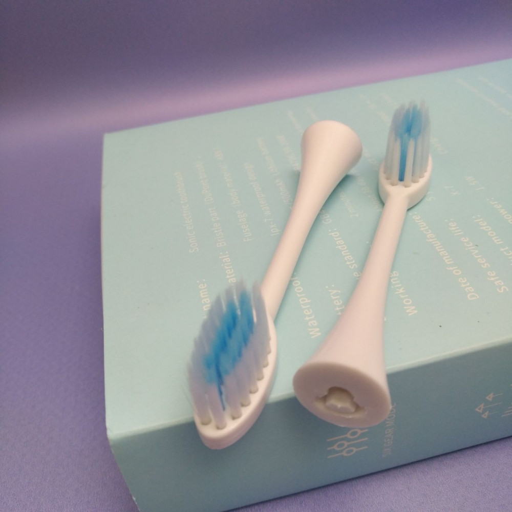 Электрическая ультразвуковая зубная щетка SONIC X7 toothbrush, 4 насадки, 6 режимов Розовая - фото 5 - id-p225600263