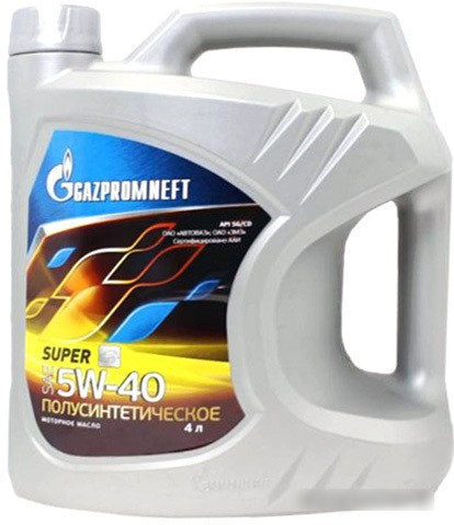 Моторное масло Gazpromneft Super 5W-40 SG/CD 4л - фото 1 - id-p225600678