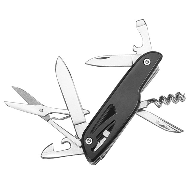 Нож складной многофункциональный  Tools Driver, 7 в 1, черный