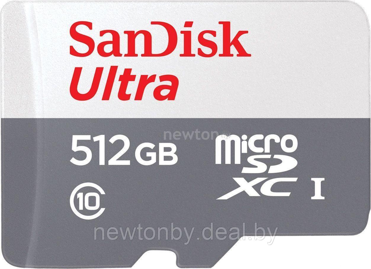 Карта памяти SanDisk Ultra microSDXC SDSQUNR-512G-GN3MN 512GB - фото 1 - id-p225601052