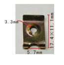 Клипса для крепления внутренней обшивки а/м универсальная металлическая (100шт/уп.) Forsage клипса