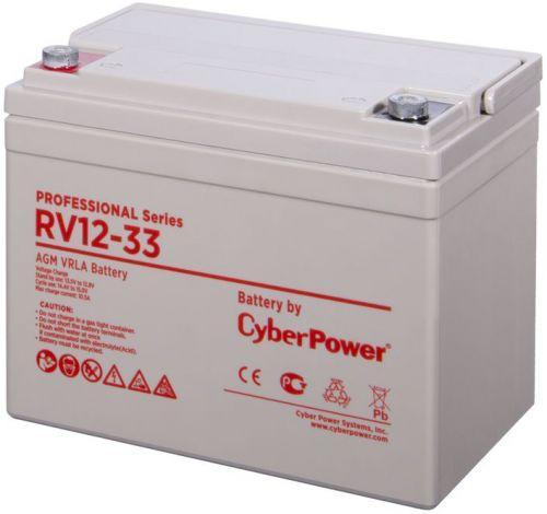 Аккумуляторная батарея PS CyberPower RV 12-33 / 12 В 33 Ач Cyberpower - фото 1 - id-p225602278