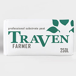 Субстрат торфяной питательный RS 4 кислый для голубики Травень Traven ph 2,8-4,0 250 л
