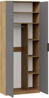 Шкаф ТриЯ Хилтон комбинированный с 2 дверьми исп.2 - фото 2 - id-p225615335