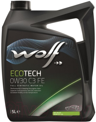Моторное масло WOLF EcoTech 0W30 C3 FE / 16105/5 - фото 1 - id-p225611804