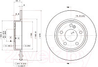 Тормозной диск Brembo 08B34741