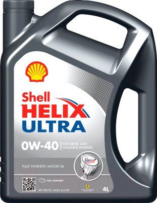 Моторное масло Shell Helix Ultra 0W40 - фото 1 - id-p225616658