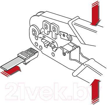 Инструмент обжимной Knipex Western 190мм / 975110 - фото 8 - id-p225618368