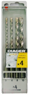 Набор буров Diager Twister 100С - фото 1 - id-p225620162