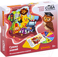 Настольная игра Bondibon Умная Сова Сумма знаний / ВВ5524