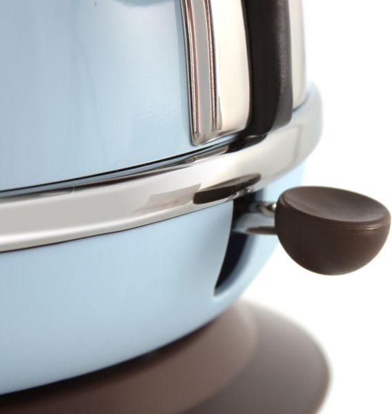 Чайник электрический Delonghi KBOV2001.AZ 1.7л. 2000Вт голубой (корпус: нержавеющая сталь) - фото 1 - id-p225626345