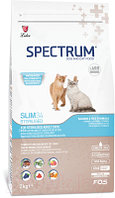 Сухой корм для кошек Spectrum Adult Slim34 контроль веса с лососем и рисом