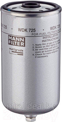 Топливный фильтр Mann-Filter WDK725 - фото 1 - id-p225630424
