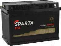 Автомобильный аккумулятор SPARTA EFB 6СТ-75 Евро 750A