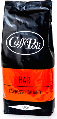 Кофе в зернах Caffe Poli Bar 50% арабика - фото 2 - id-p225633888